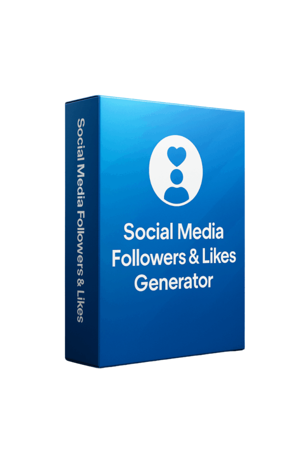 Social Media Followers & Likes Generator